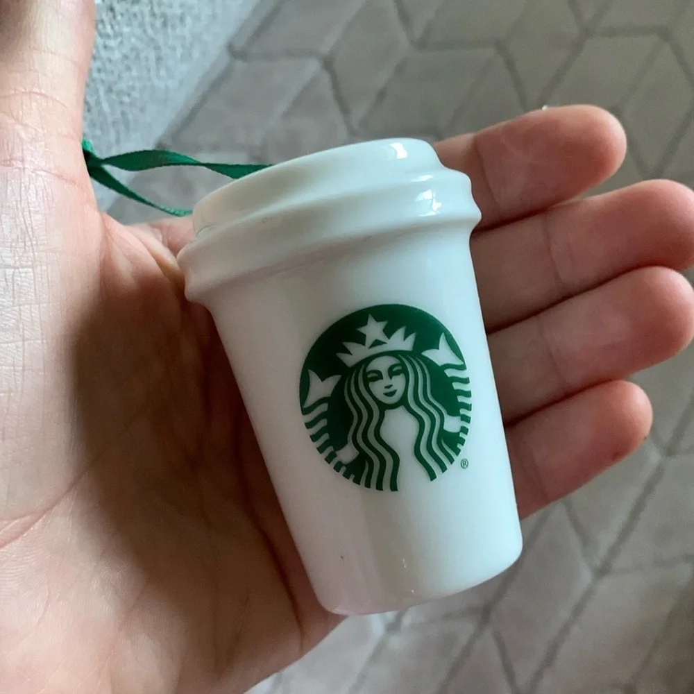 Starbucks Christmas 2016 Ceramic Cup Holiday Ornament‎ Holidays